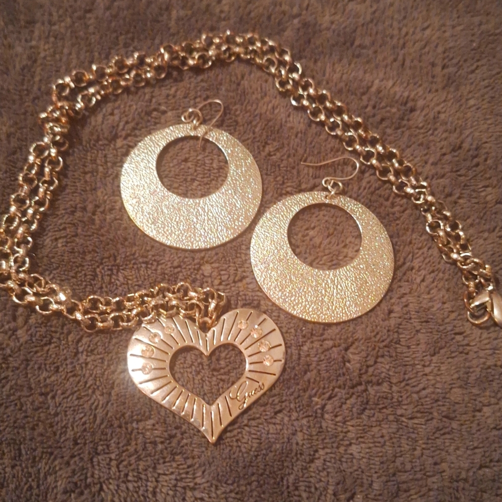 Earring and Necklace Set by GUESS